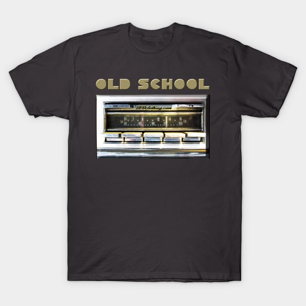 OLD SCHOOL Classic 8 Track Am Fm in Dash Car Radio Vintage Car Automobile Photo T-Shirt by dvdclothing